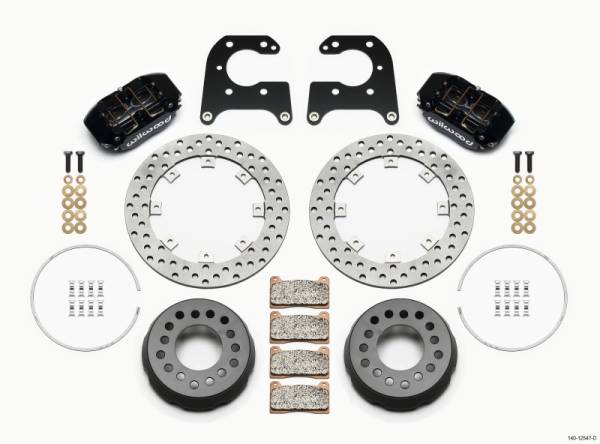 Wilwood - Wilwood 140-12547-D Wilwood Dynapro Lug Mount Single Rear Dynamic Kit SA Drilled Big Ford 2.36in Offset