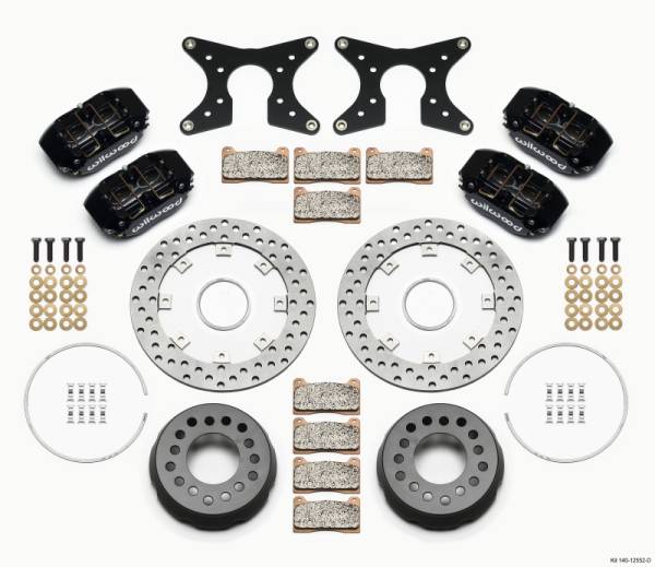 Wilwood - Wilwood 140-12552-D Wilwood Dynapro Lug Mount Dual Rear Dynamic Kit SA Drilled Big Ford New Style 2.50in Offset