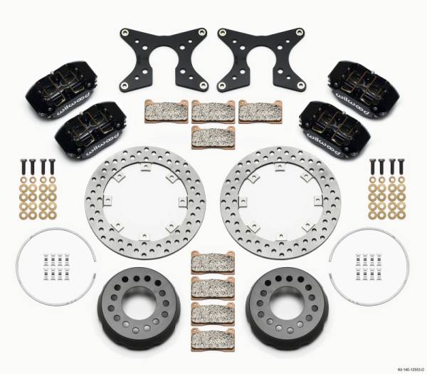 Wilwood - Wilwood 140-12553-D Wilwood Dynapro Lug Mount Dual Rear Dynamic Kit SA Drilled Big Ford 2.36in Offset
