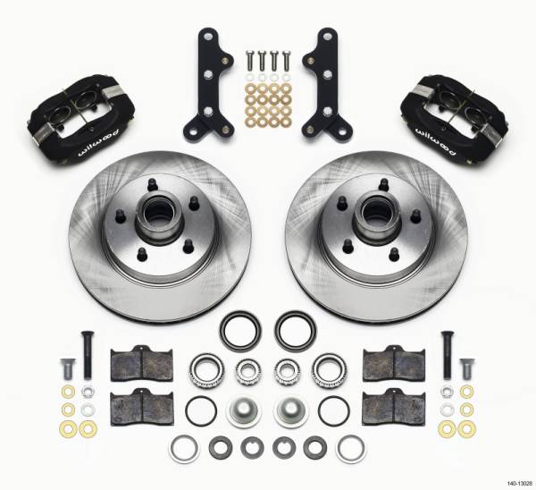 Wilwood - Wilwood 140-13028 Wilwood Forged Dynalite Front Kit 11.88in 1 PC Rotor&Hub Buick Rivera 1964-65