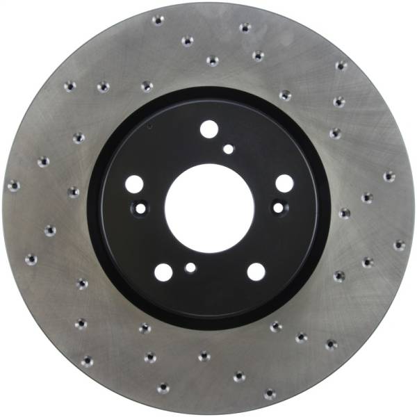Stoptech - Stoptech 128.40062L StopTech 04-08 Acura TL/TL-S Brembo Drilled Left Front Rotor