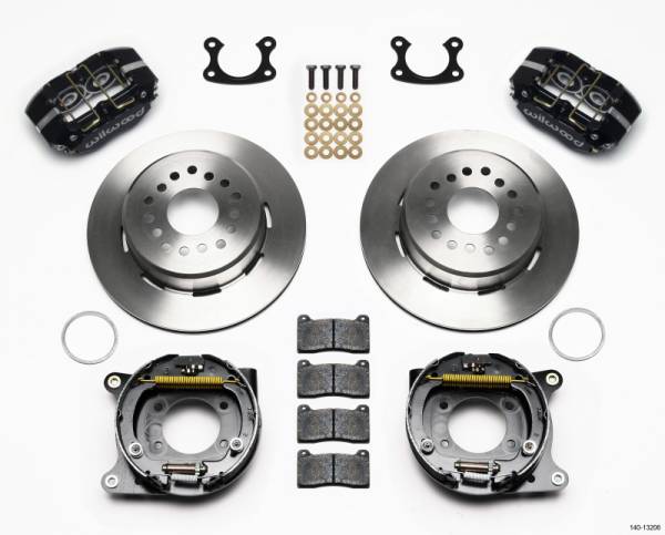 Wilwood - Wilwood 140-13206 Wilwood Dynapro Dust-Boot P/S Park Brake Kit Small Ford 2.50in Offset