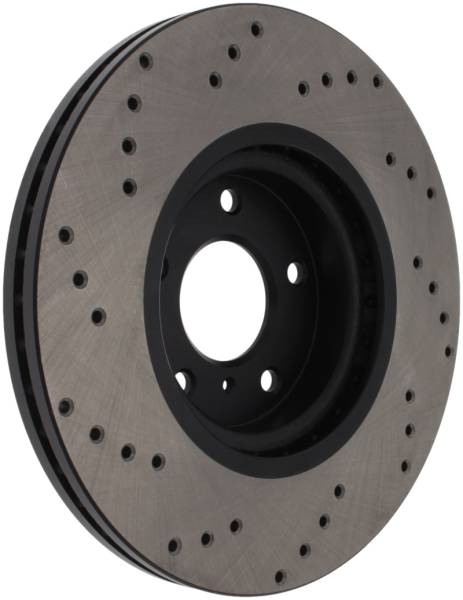 Stoptech - Stoptech 128.42080R StopTech 08-09 Infiniti EX35 / 05-08 G35 / 09 G37 / 06-09 M35/M45 Drilled Right Front Rotor