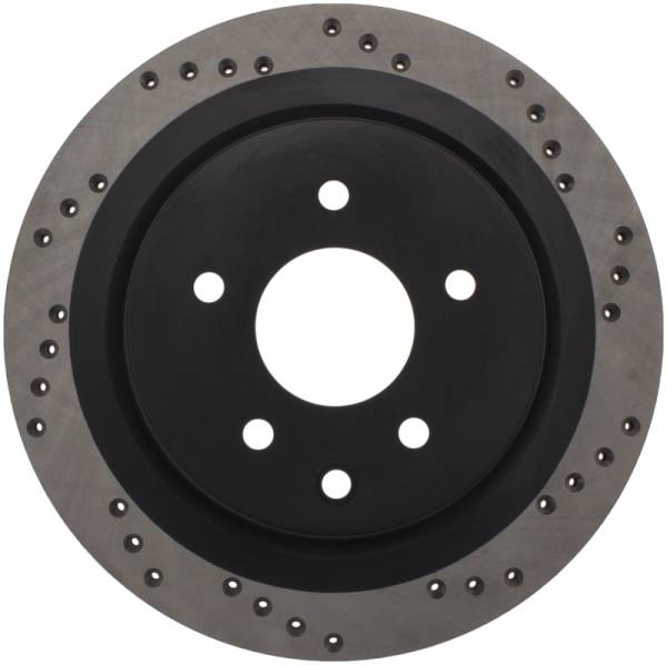 Stoptech - Stoptech 128.42088R StopTech 08-09 Infiniti EX35 / 05-08 G35 / 09 G37 / 06-09 M35/M45 Drilled Right Rear Rotor