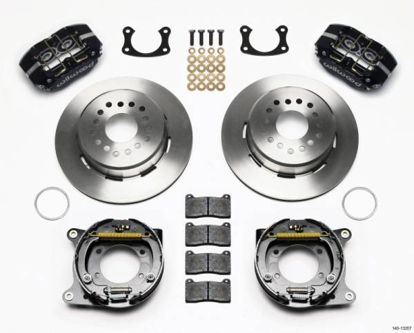 Wilwood - Wilwood 140-13207 Wilwood Dynapro Dust-Boot P/S Park Brake Kit New Big Ford 2.50in Offset