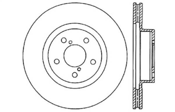 Stoptech - Stoptech 128.47012L StopTech Drilled Sport Brake Rotor