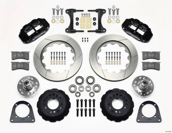 Wilwood - Wilwood 140-13225 Wilwood Narrow Superlite 6R Front Hub Kit 14.00in TCI-IFS 71-78 (Pinto Based)