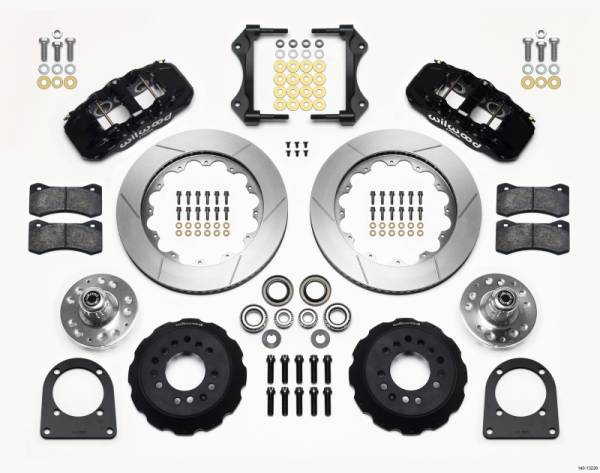 Wilwood - Wilwood 140-13226 Wilwood AERO6 Front Hub Kit 14.00in TCI-IFS 71-78 (Pinto Based)