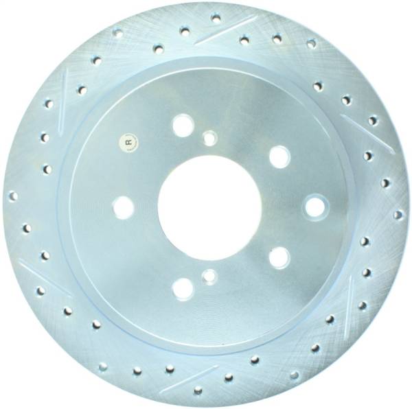 Stoptech - Stoptech 227.42047R StopTech 89-96 Nissan 300ZX Select Sport Slotted & Drilled Right Rear Brake Rotor