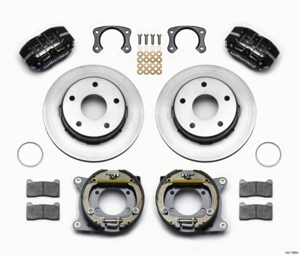 Wilwood - Wilwood 140-13664 Wilwood Dynapro Lug Mount P/S Park Brake Kit Big Ford New 2.38in Off Bronco 5 x 5.50