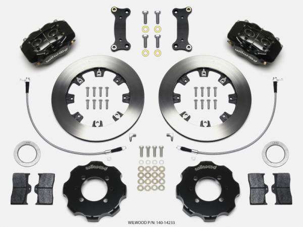 Wilwood - Wilwood 140-14233 Wilwood Forged Dynalite Front Hat Kit 12.19in 2016+ Mazda MX5 Miata w/ Lines