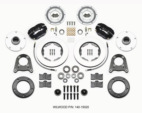 Wilwood - Wilwood 140-15020 Wilwood Forged Dynalite-M Front Kit 10.75in 1950-1955 MG-TD/TF