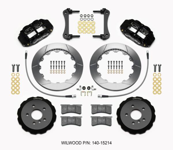 Wilwood - Wilwood 140-15214 Wilwood Narrow Superlite 6R Front Hat Kit 12.88in 2014-2015 Mini Cooper w/Lines