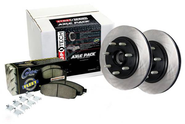 Stoptech - Stoptech 970.44051 Truck Axle Pack, Slotted, Front