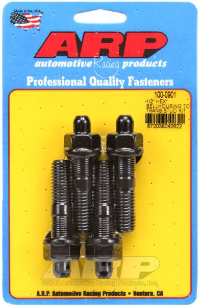 ARP - ARP 100-0901 ARP 1/2in Dia Hex Bellhousing to Trans Stud Kit