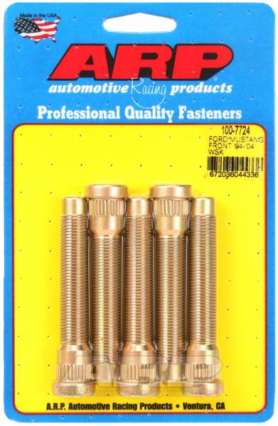 ARP - ARP 100-7724 ARP 94-04 Ford Mustang Front Wheel Stud Kit (Set of 5)