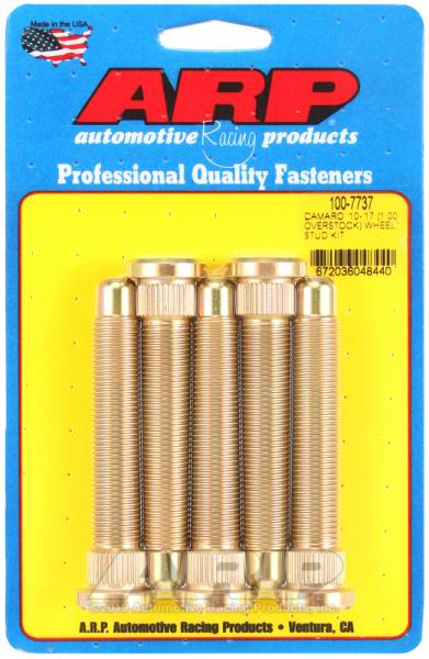 ARP - ARP 100-7737 ARP 10-17 Chevrolet Camaro M14 1in Over Stock Length Wheel Stud Kit