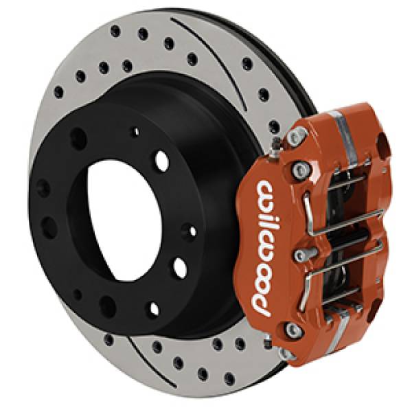 Wilwood - Wilwood 140-16680-DR Wilwood 69-83 Porsche 911 Narrow Dynapro-P Radial Rear Brake Kit Red Caliper SRP Drill & Slot Rotor