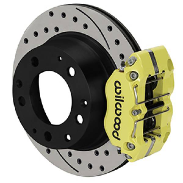 Wilwood - Wilwood 140-16680-DY Wilwood 69-83 Porsche 911 Narrow Dynapro-P Radial Rear Brake Kit - Yellow Powder Coat Caliper