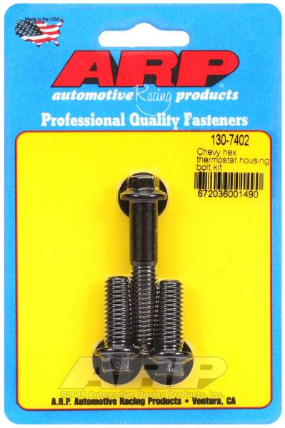 ARP - ARP 130-7402 ARP Chevy Hex Thermostat Housing Bolt Kit