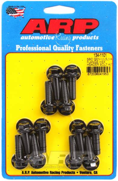 ARP - ARP 134-1101 ARP Chevy LS 1/4in Flange Hex Header Bolt Kit