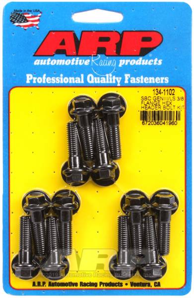 ARP - ARP 134-1102 ARP Chevy LS 3/8in Flange Hex Header Bolt Kit