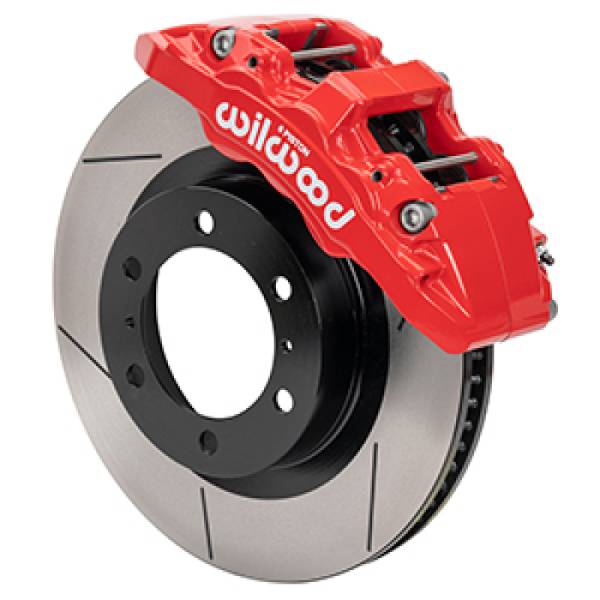 Wilwood - Wilwood 140-17284-R Wilwood 15-21 Toyota 4Runner Aero6-DM Red Front Brake Kit - Slotted