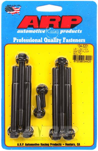 ARP - ARP 134-3201 ARP LS1 / LS2 Water Pump w/ Thermostat Housing SS Hex Bolt Kit