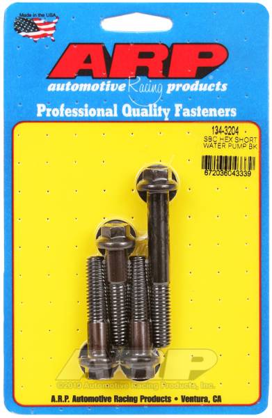 ARP - ARP 134-3204 ARP SB Chevy Hex Short Water Pump Bolt Kit