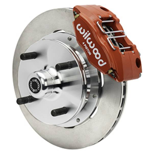 Wilwood - Wilwood 140-17473-R Wilwood 70-72 Porsche 914 Front Powerlite Brake Kit Plain Face - Red