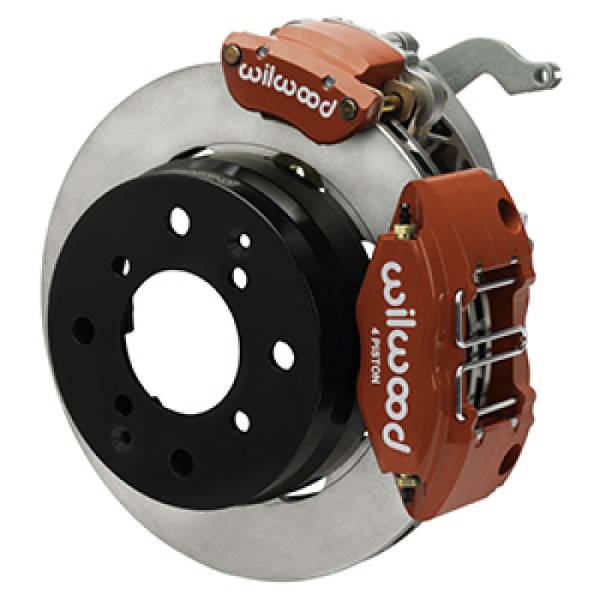 Wilwood - Wilwood 140-17475-R Wilwood 70-76 Porsche 914 Rear Powerlite Brake Kit Plain Face - Red