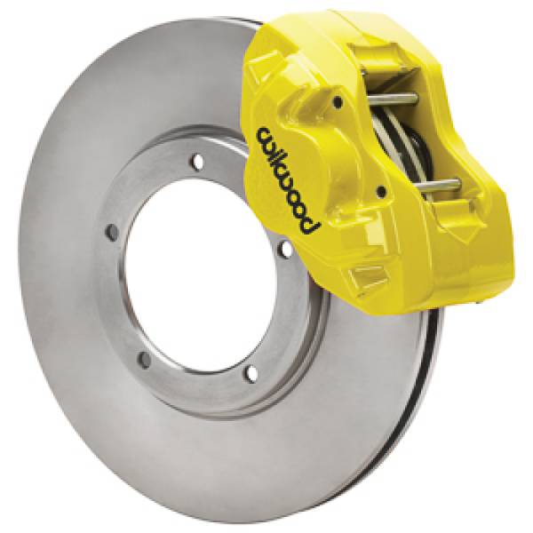 Wilwood - Wilwood 140-17653-Y Wilwood 75-83 Porsche 911 D45 11.10in. Front Brake Kit w/ Flex Lines - Yellow