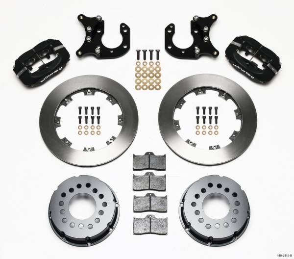 Wilwood - Wilwood 140-2115-B Wilwood Forged Dynalite P/S Rear Kit Big Ford 2.36in Offset