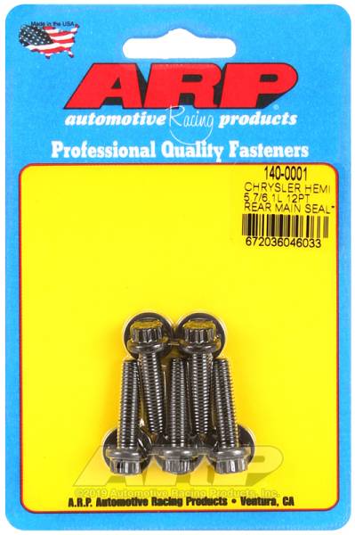 ARP - ARP 140-0001 ARP Chrysler Hemi 5.7/6.1L 12pt Rear Main Seal Plate Bolt Kit