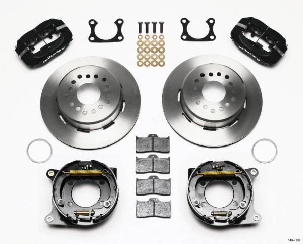 Wilwood - Wilwood 140-7139 Wilwood Forged Dynalite P/S Park Brake Kit Big Ford 2.36in Offset