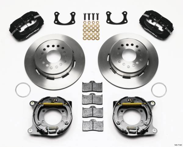 Wilwood - Wilwood 140-7140 Wilwood Forged Dynalite P/S Park Brake Kit New Big Ford 2.50in Offset