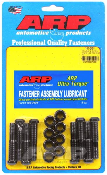 ARP - ARP 141-6401 ARP Chrysler 2.2L & 2.5L Wave-Loc Rod Bolt Kit