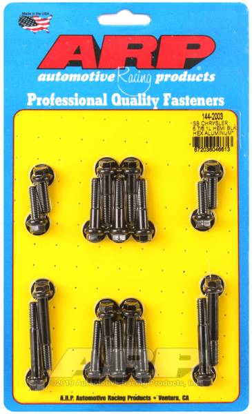 ARP - ARP 144-2003 ARP Small Block Chrysler 5.7/6.1L Hemi Hex Aluminum Intake Manifold Bolt Kit