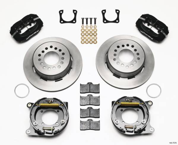 Wilwood - Wilwood 140-7578 Wilwood Forged Dynalite P/S Park Brake Kit Chevy 12 Bolt-Spec 3.15in Bearing