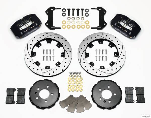 Wilwood - Wilwood 140-8276-D Wilwood Dynapro Radial Front Kit 12.19in Drilled 99-03 Jetta IV & Golf IV
