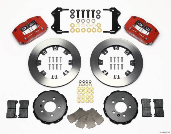 Wilwood - Wilwood 140-8276-R Wilwood Dynapro Radial Front Kit 12.19in Red 99-03 Jetta IV & Golf IV