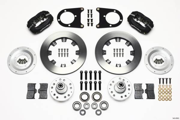 Wilwood - Wilwood 140-8583 Wilwood Forged Dynalite Front Kit 12.19in 37-48 Ford Psgr. Car Spindle