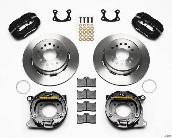 Wilwood - Wilwood 140-9282 Wilwood Forged Dynalite P/S Park Brake Kit Small Ford 2.50in Offset