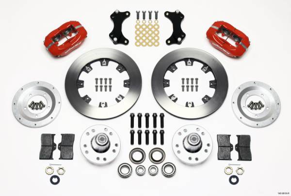 Wilwood - Wilwood 140-9918-R Wilwood Forged Dynalite Front Kit 12.19in Red WWE ProSpindle