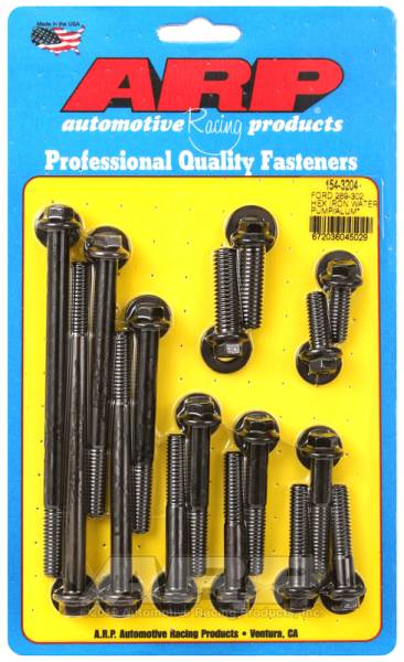 ARP - ARP 154-3204 ARP Ford 289-302 Hex Iron Water Pump and Front Cover Bolt Kit