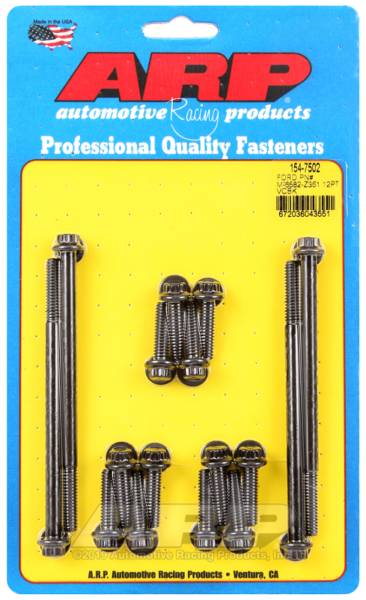 ARP - ARP 154-7502 ARP Small Block Ford Valve Cover 12pt Bolt Kit (For P/N M-6582-Z351)