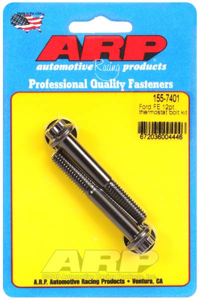 ARP - ARP 155-7401 ARP Ford FE 12pt Thermostat Bolt Kit