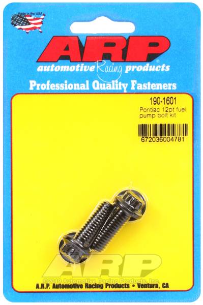 ARP - ARP 190-1601 ARP Pontiac 12pt Fuel Pump Bolt Kit