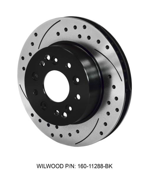 Wilwood - Wilwood 160-11288-BK Wilwood Rotor-Rear C2/C3 Vette R/H 11.75 x 1.25