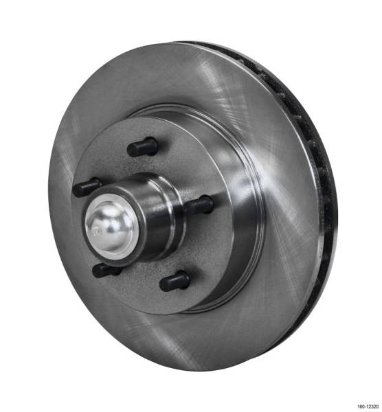 Wilwood - Wilwood 160-12320 Wilwood Rotor-Vented w/ Hub & Studs 11.88. x 1.29 - 5 on 5.00in 41-56 Buick